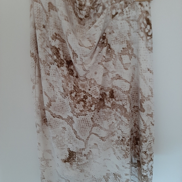 Calvin Klein Multicolor Snakeskin Print Dress - Picture 3 of 8